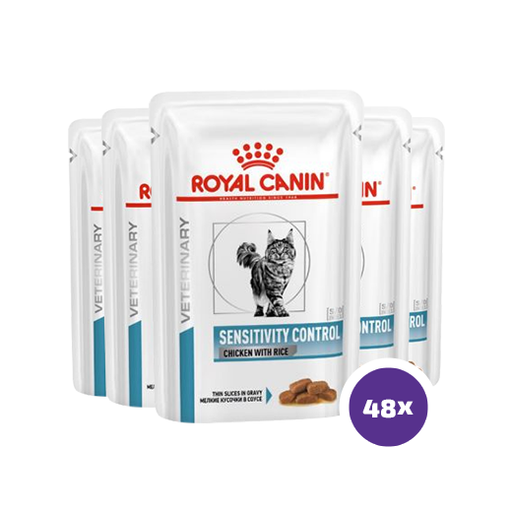 Royal Canin Sensitivity Control Chicken kissalle 48 x 85 g SÄÄSTÖPAKKAUS