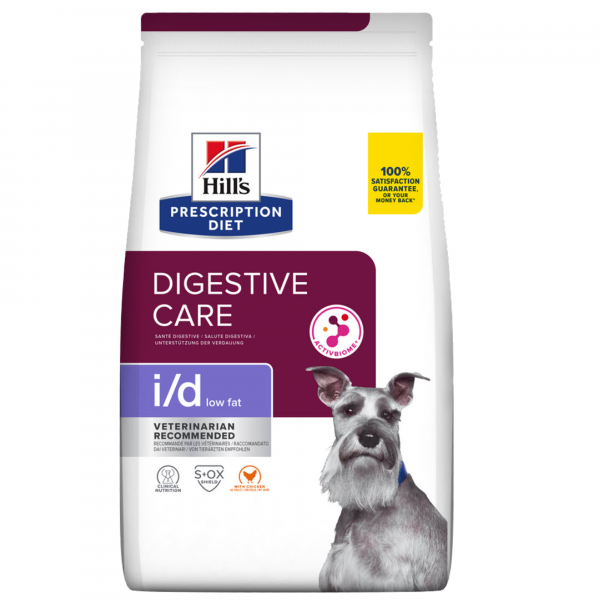 Hill's i/d Low Fat Digestive Care ActivBiome+ koiralle 12 kg