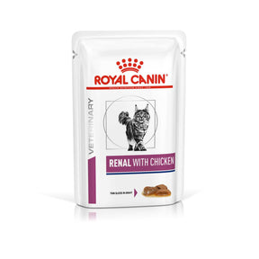 Royal Canin Veterinary Diets Renal Chicken kissan märkäruoka 12 x 85 g