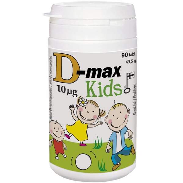 D-Max 10 µg KIDS tabletti 90 kpl