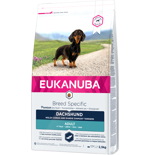 Eukanuba Canine Dachshund Adult 2,5 kg