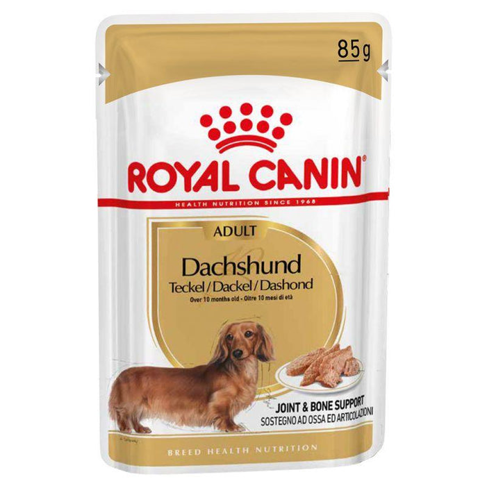 Royal Canin Dachshund Adult koiralle 85 g MAISTELUPAKKAUS