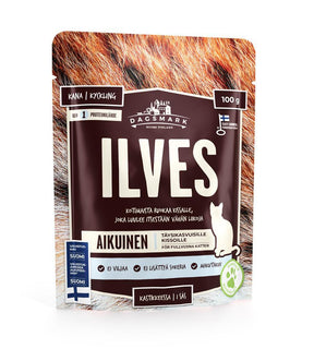Dagsmark Ilves kanaa kastikkeessa kissalle 22 x 80 g SÄÄSTÖPAKKAUS