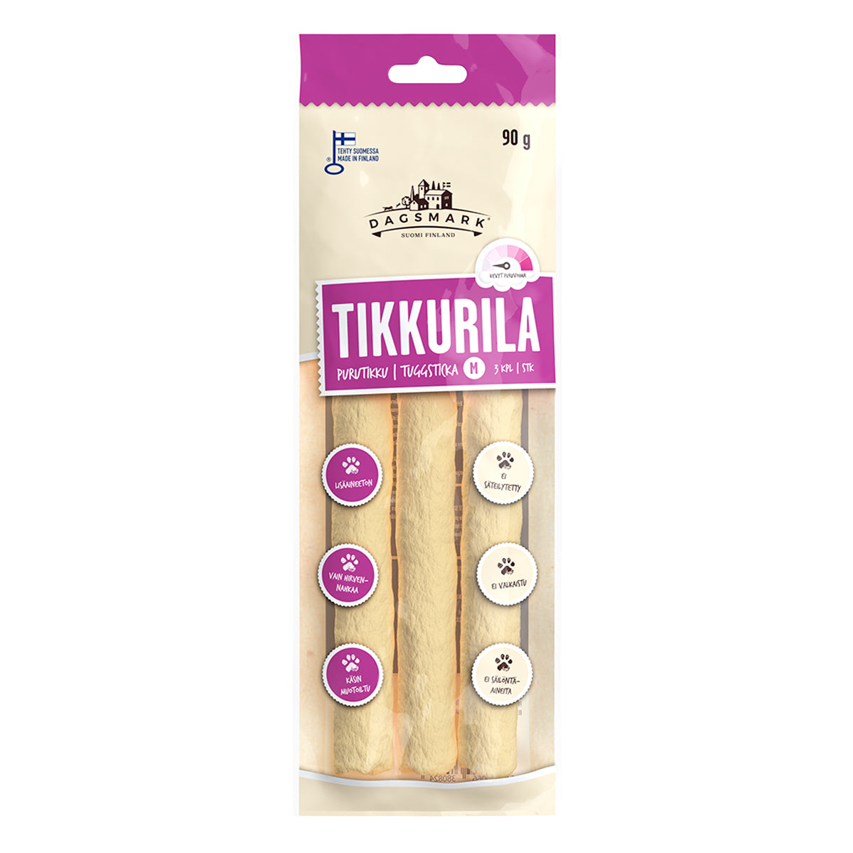Dagsmark Rouhetikku Hirvi M 90 g