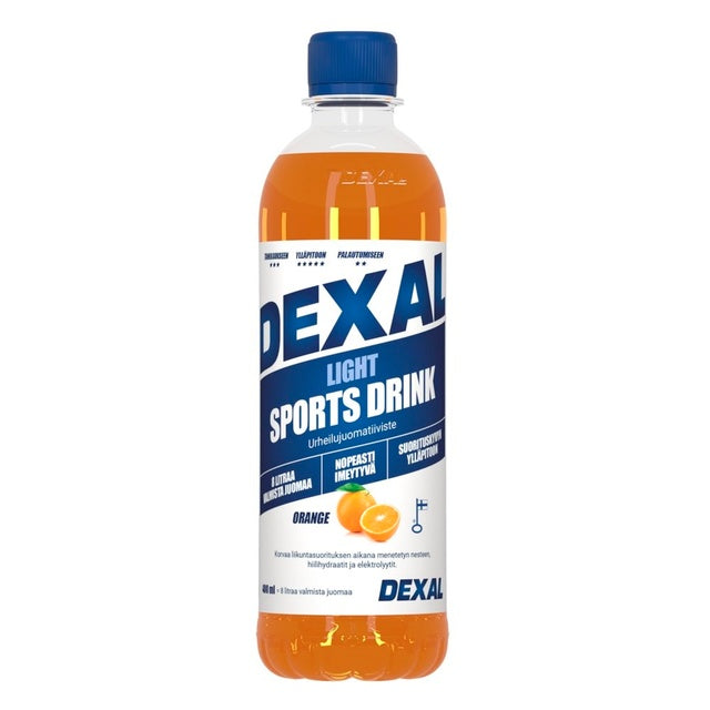 Dexal Light Urheilujuomatiiviste Appelsiini 0,4 litraa