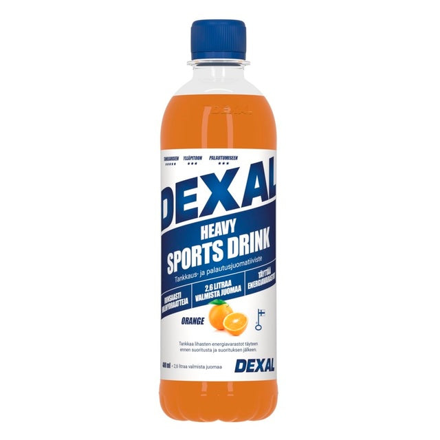 Dexal Tankkaus- ja palautusjuomatiiviste appelsiini 0,4 litraa