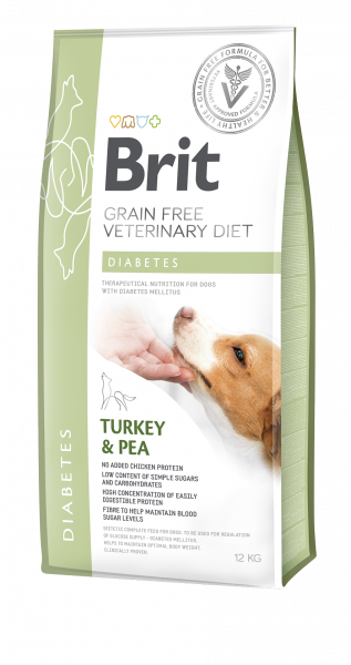 Brit Diabetes Turkey & Pea koiralle 12 kg