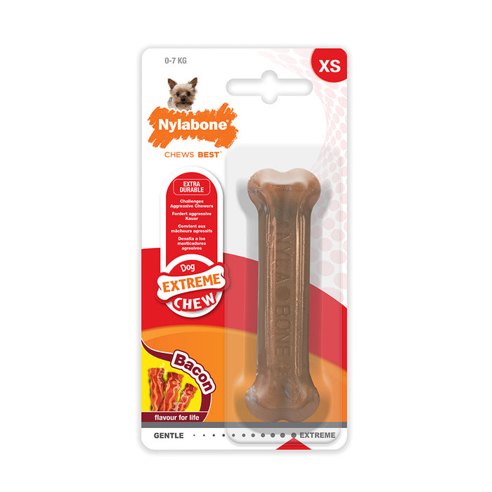 Nylabone Extreme Chew purulelu pekoni XS