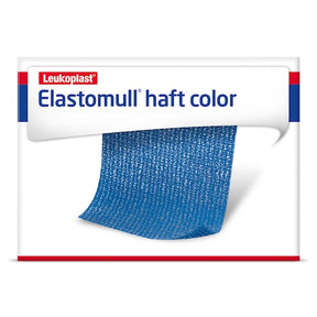 Elastomull haft color joustava kiinnityssidos 8 cm x 20 m sininen