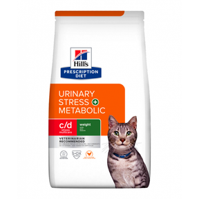 Hill's c/d Urinary Stress + Metabolic with Chicken kissalle 3 kg