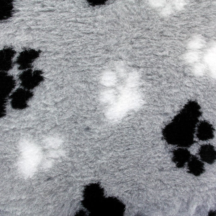 Foxy Fur makuualusta harmaa tassu 100 cm x 75 cm