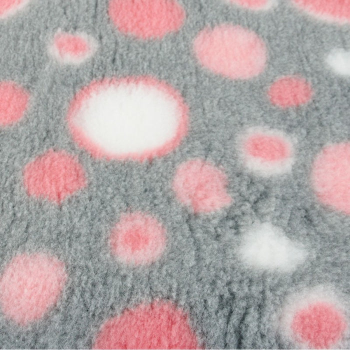 Foxy Fur makuualusta pinkki kupla 100 cm x 75 cm