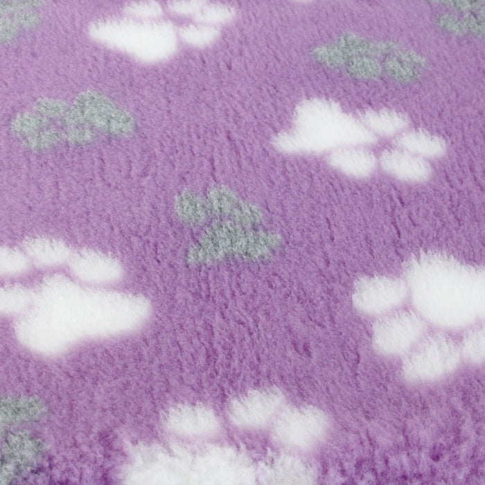 Foxy Fur makuualusta lila tassu 100 cm x 75 cm