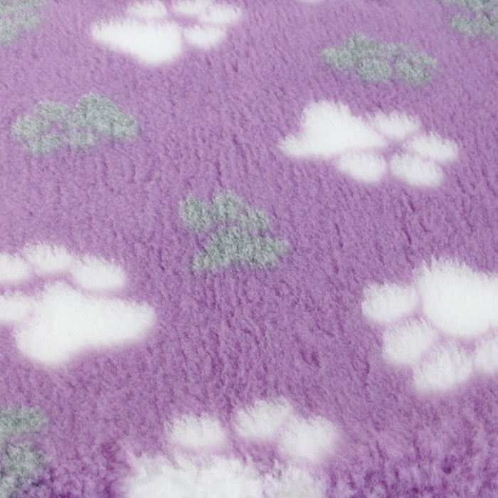 Foxy Fur makuualusta lila tassu 100 cm x 150 cm