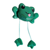 Petstages Toss n' dangle frog kissanlelu