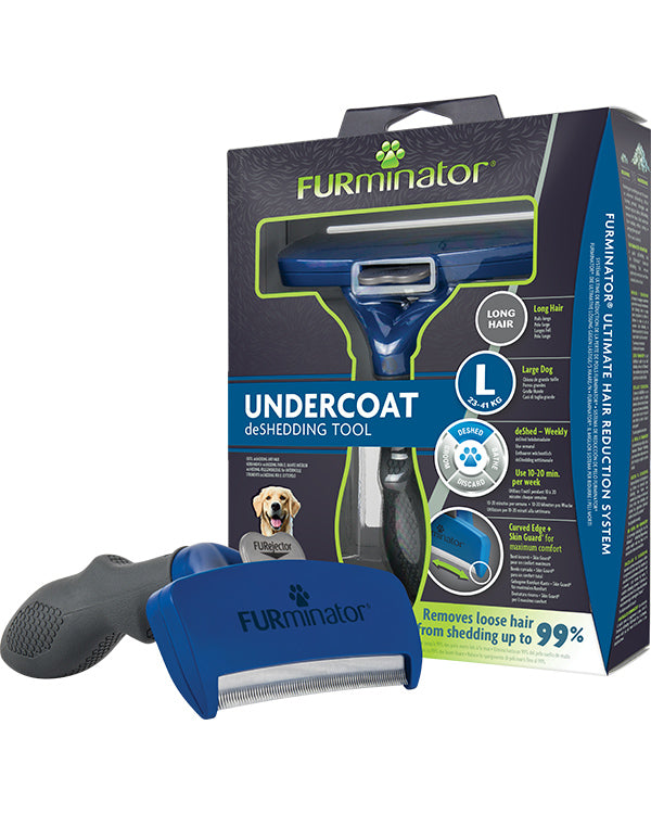 FURminator pitkäkarvaisille koirille L