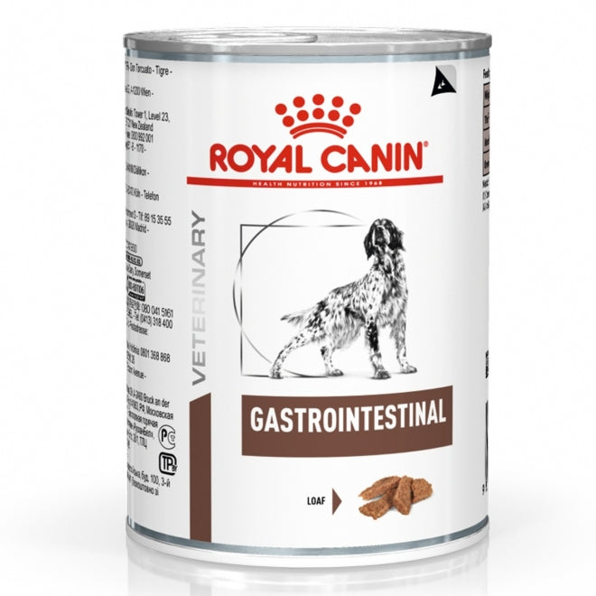 Royal Canin Veterinary Diets Gastrointestinal Loaf säilykepurkki koiran märkäruoka 12 x 400 g