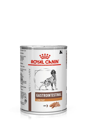 Royal Canin Veterinary Diets Gastrointestinal Low Fat säilykepurkki koiran märkäruoka 36 x 420 g SÄÄSTÖPAKKAUS