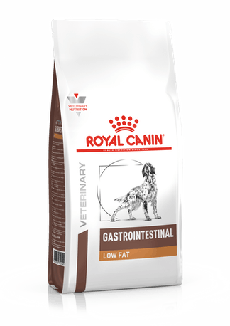Royal Canin Veterinary Diets Gastrointestinal Low Fat koiran kuivaruoka 6 x 1,5 kg SÄÄSTÖPAKKAUS
