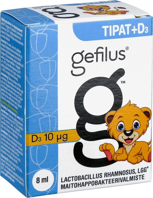 Gefilus Tippa+D3 1 x 8 ml