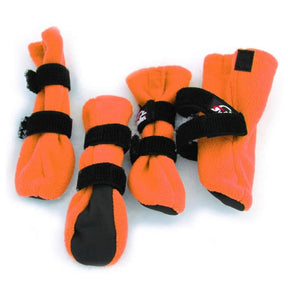 HALLA-fleecetossut oranssit 4 kpl pakkaus M