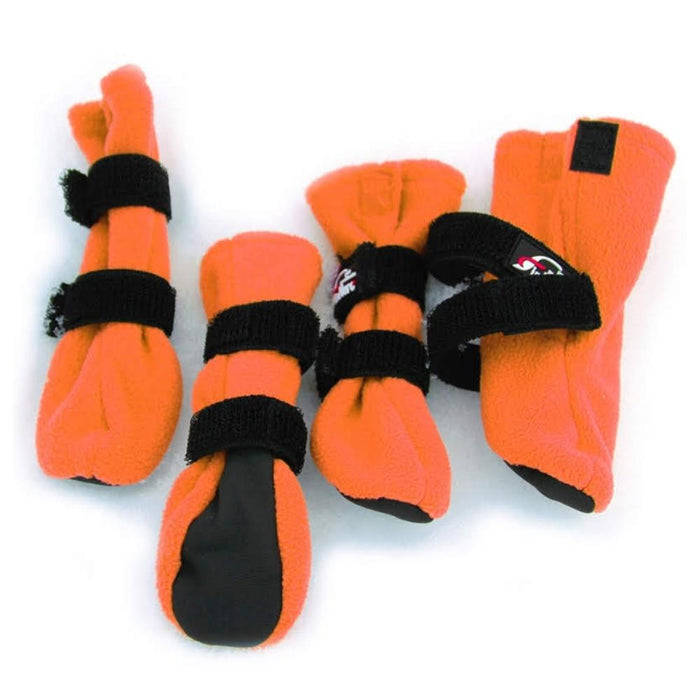 HALLA-fleecetossut oranssit 4 kpl pakkaus M