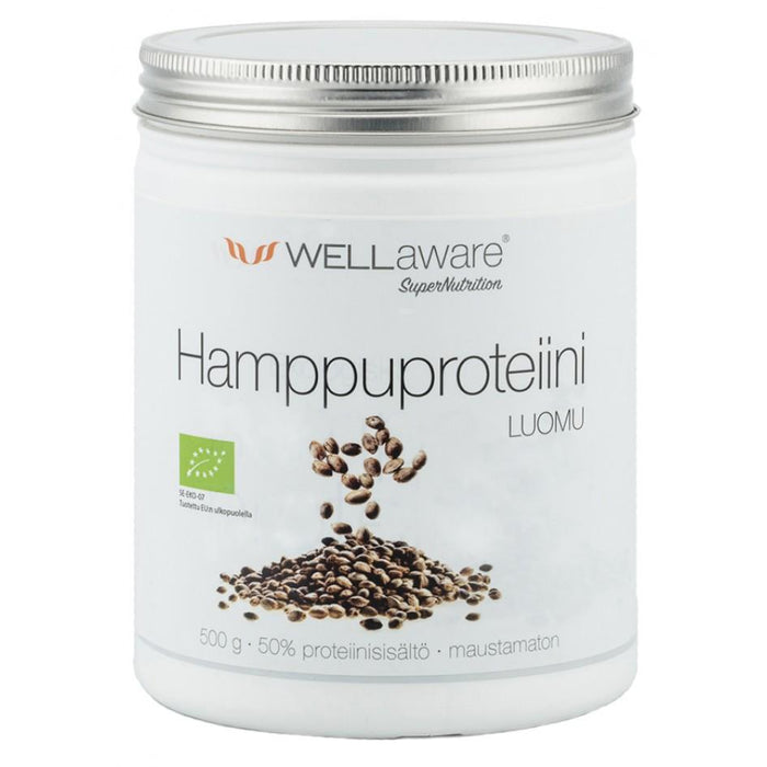 WellAware Luomu Hamppuproteiini 500 g