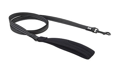 Hurtta Soft Grip heijastintalutin musta 120 cm x 2,0 cm TARJOUS