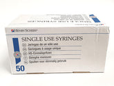 Steriili lääkeruisku kumimännällä luer-kärki 50 ml x 50 kpl