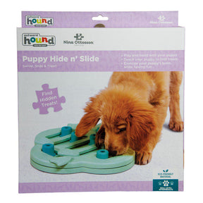 Nina Ottosson Puppy Hide n' Slide aktivointilelu koiralle