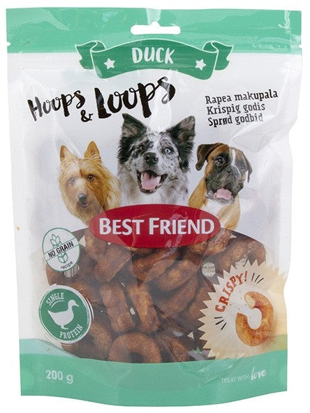 Best Friend Hoops & Loops rapea ankkamakupala 200 g