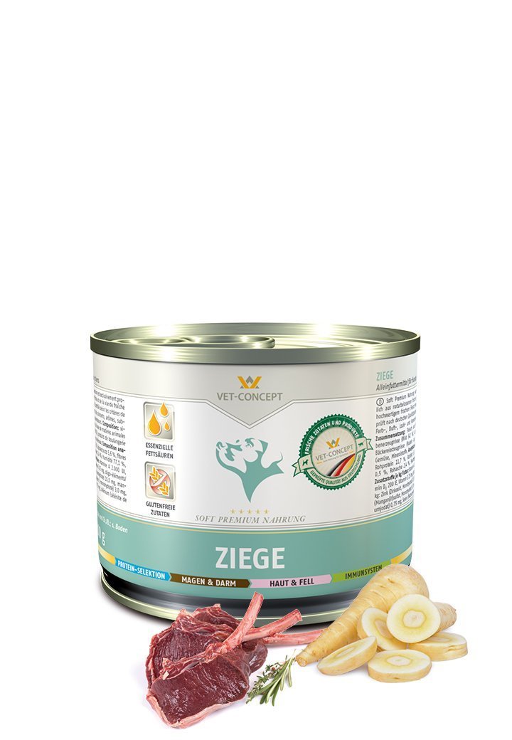 Vet Concept Koiramenu Ziege Vuohi 400 g