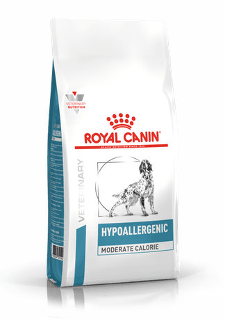 Royal Canin Hypoallergenic Moderate Calorie koiralle 1,5 kg