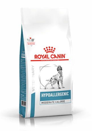 Royal Canin Veterinary Diets Derma Hypoallergenic Moderate Calorie koiran kuivaruoka 1,5 kg