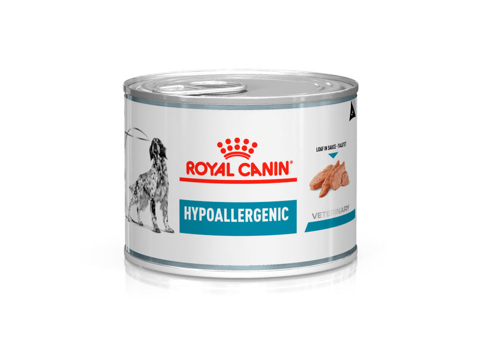 Royal Canin Veterinary Diets Derma Hypoallergenic Loaf säilykepurkki koiran märkäruoka 200 g MAISTELUPAKKAUS