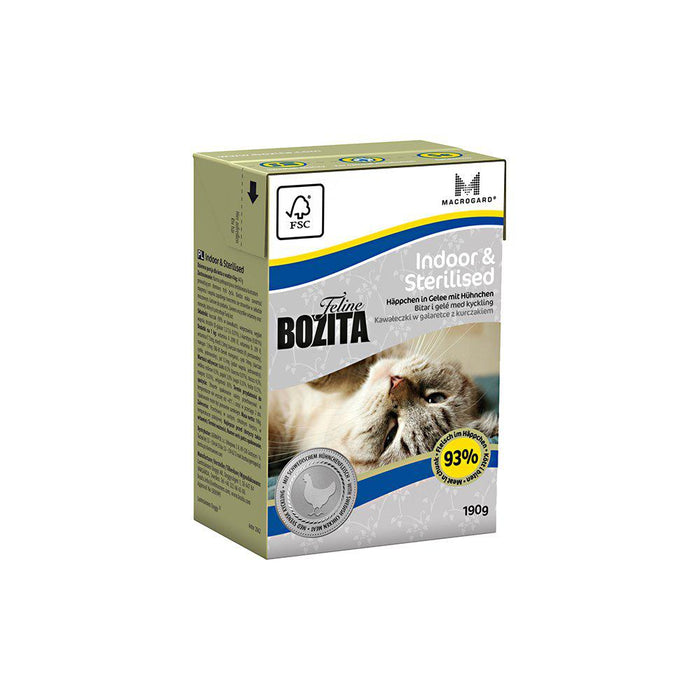 Bozita Indoor & Sterilised kana kissalle 190 g
