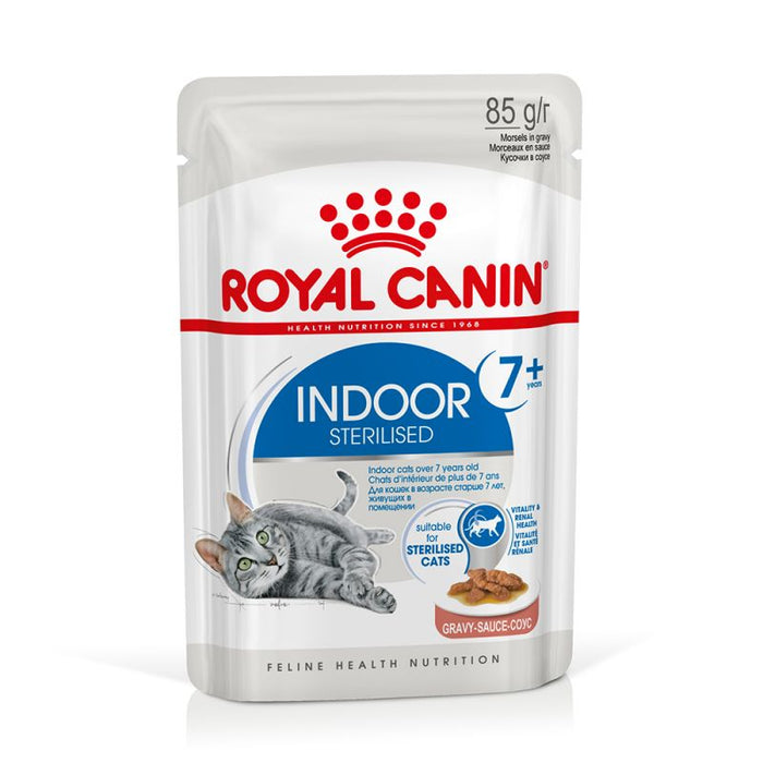 Royal Canin Indoor Sterilised 7+ Gravy kissalle 12 x 85 g