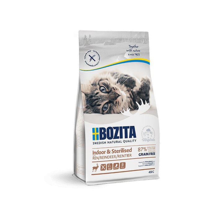 Bozita Indoor & Sterilised Grain Free Reindeer kissalle 2 kg