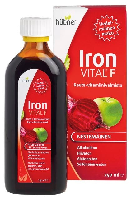Iron Vital F Rauta-vitamiinivalmiste 250 ml