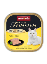 Animonda Vom Feinsten Mildes Menu kalkkuna & juusto kissalle 32 x 100 g