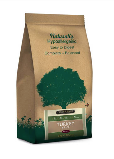 Golden Eagle Naturally Turkey & Rice koiralle 2 kg