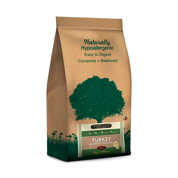 Golden Eagle Naturally Grainfree Turkey & Sweet Potato koiralle 2 kg
