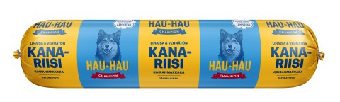 Hau-Hau Champion Kana-riisi koiranmakkara 800 g