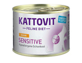 Kattovit Sensitive Kana purkki 12 x 185 g