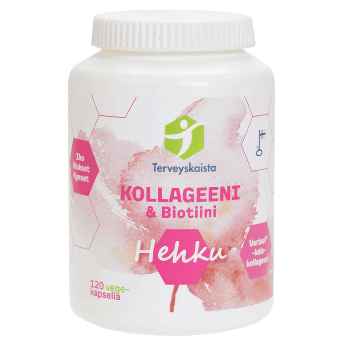 Terveyskaista Hehku Kollageeni & Biotiini 120 kapselia