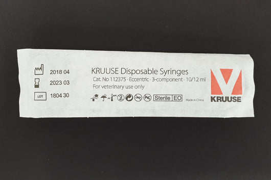 Steriili lääkeruisku kumimännällä 10-12 ml 100 kpl