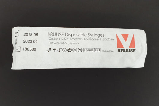 Steriili lääkeruisku kumimännällä 20-24 ml 50 kpl