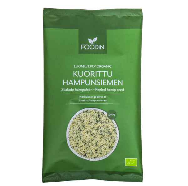 Foodin kuorittu hampunsiemen 500 g