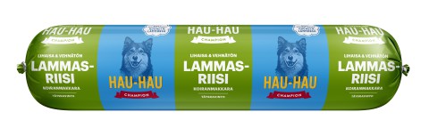 Hau-Hau Champion Lammas-riisi koiranmakkara 800 g