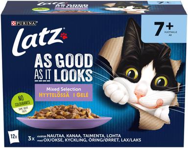 Latz Agail Senior Mixed lajitelma hyytelössä 12 x 85 g